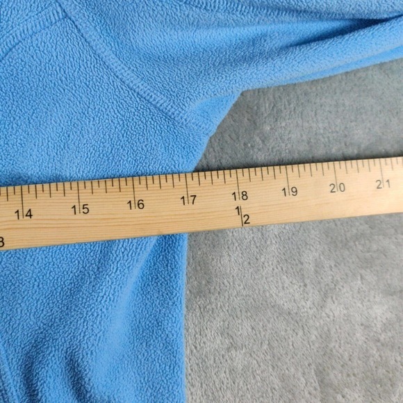 The North‎ Face Jacket Womens Small Blue 1/4 Zip Sweater Long Sleeve Polartec - Picture 3 of 8
